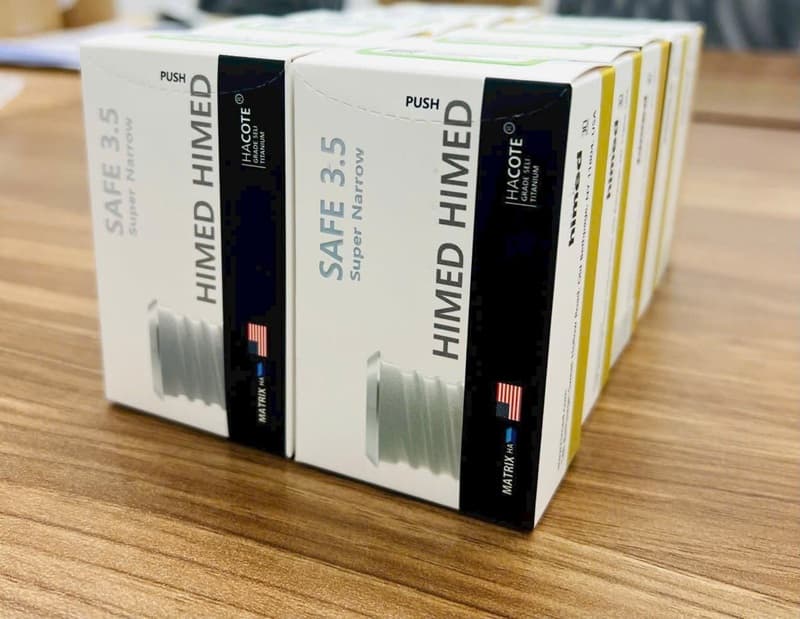 hộp trụ himed ha chính hãng còn nguyên niêm phong trước khi cấy
