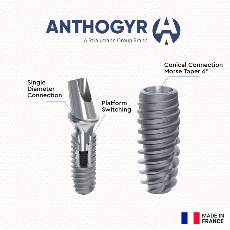 trụ implant anthogyr pháp