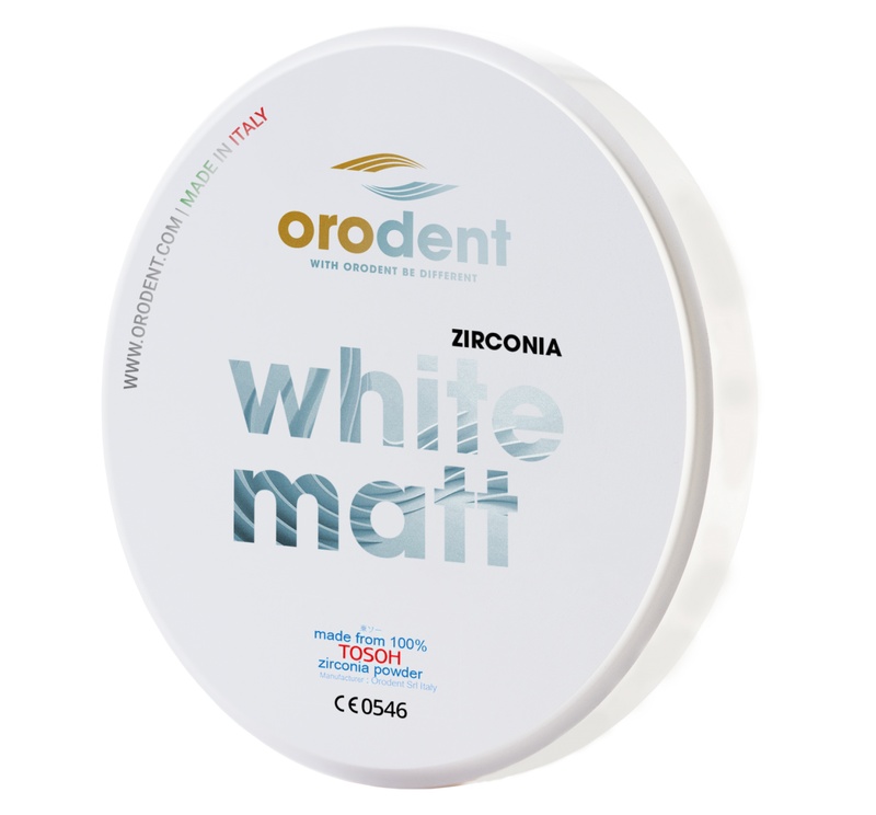 orodent white matt zirconia