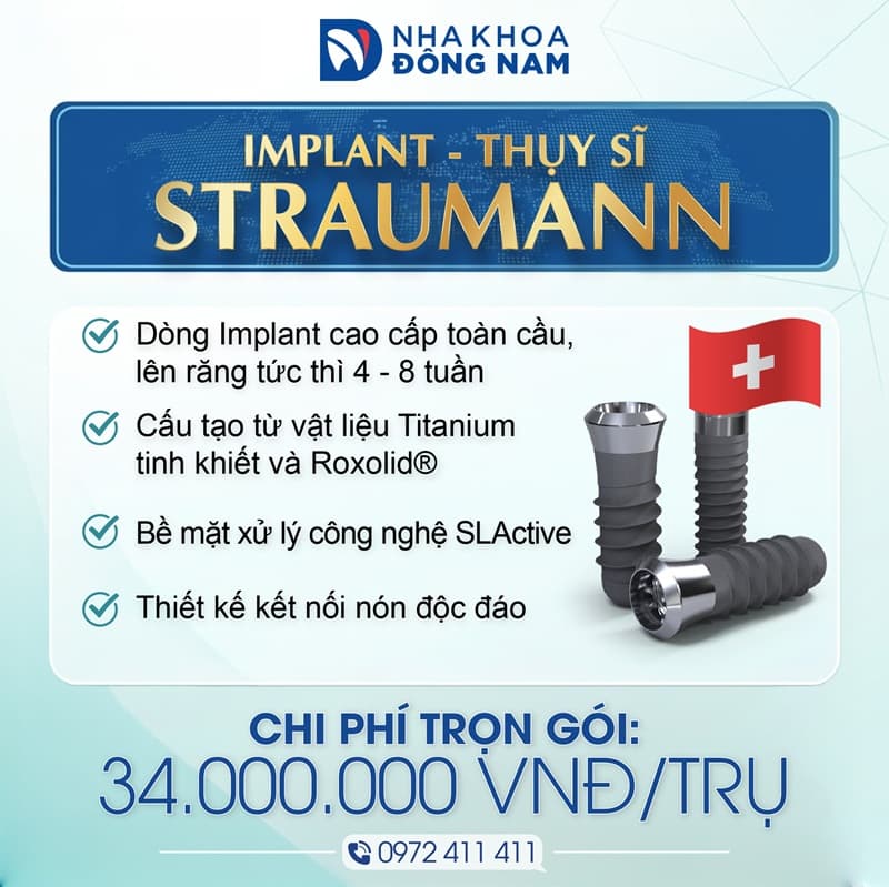 trụ implant straumann thụy sỹ