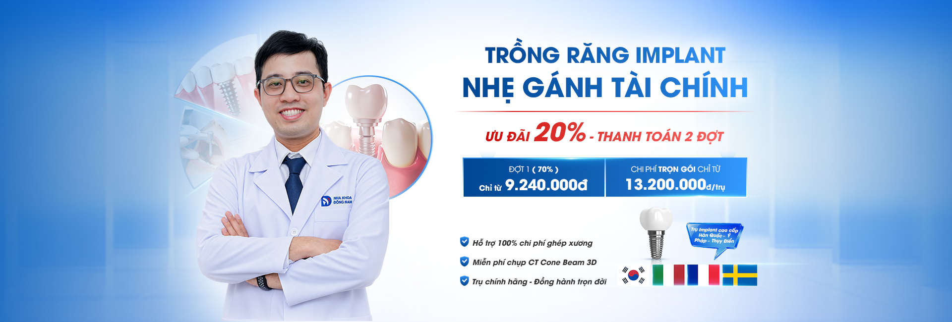 ưu đãi trồng răng implant